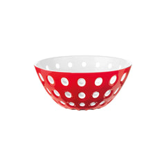 Guzzini Bowl Le Murrine Red White and Clear 25 cm - Made in Italy