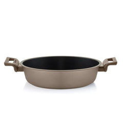 Guzzini Braiser Cook and Strong Non Stick Bronze 24 cm - Made in Italy - CLEARANCE