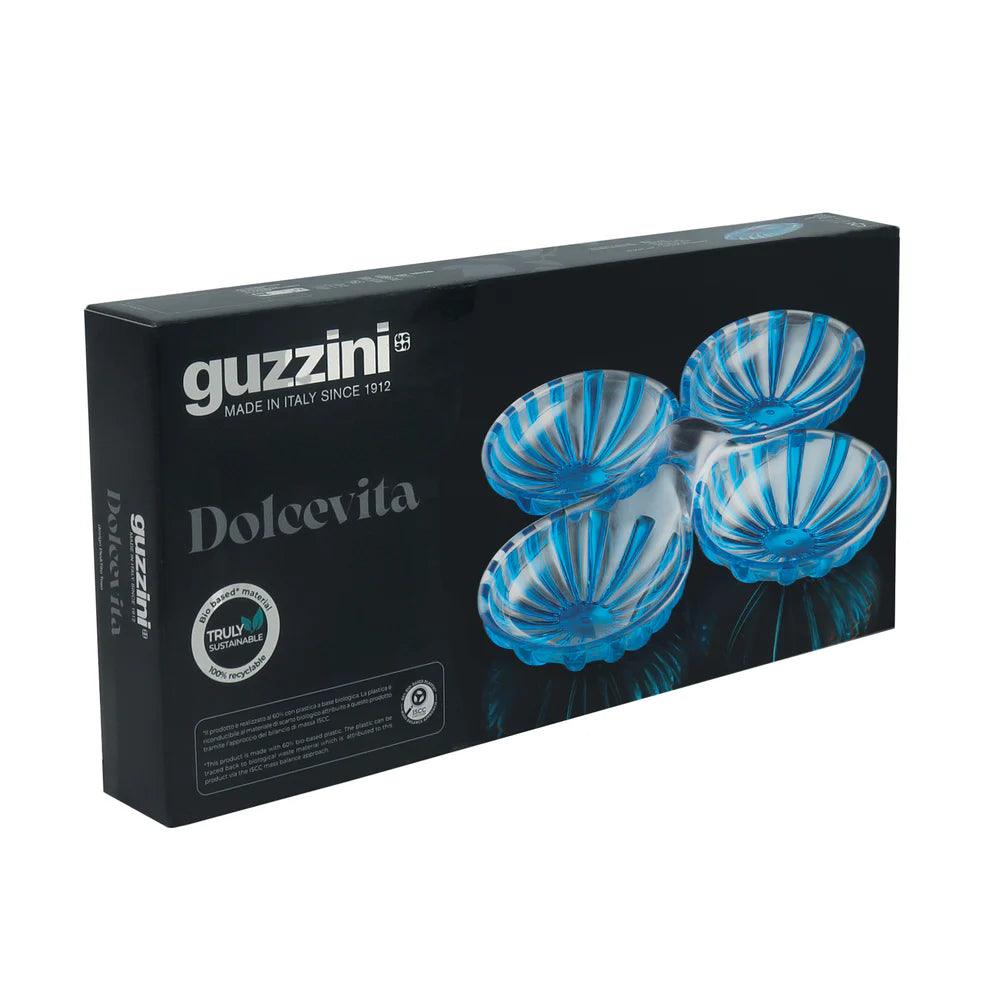 Guzzini Set of 2 Hors D'Oeuvres Dishes Dolce Vita Blue – Made in Italy