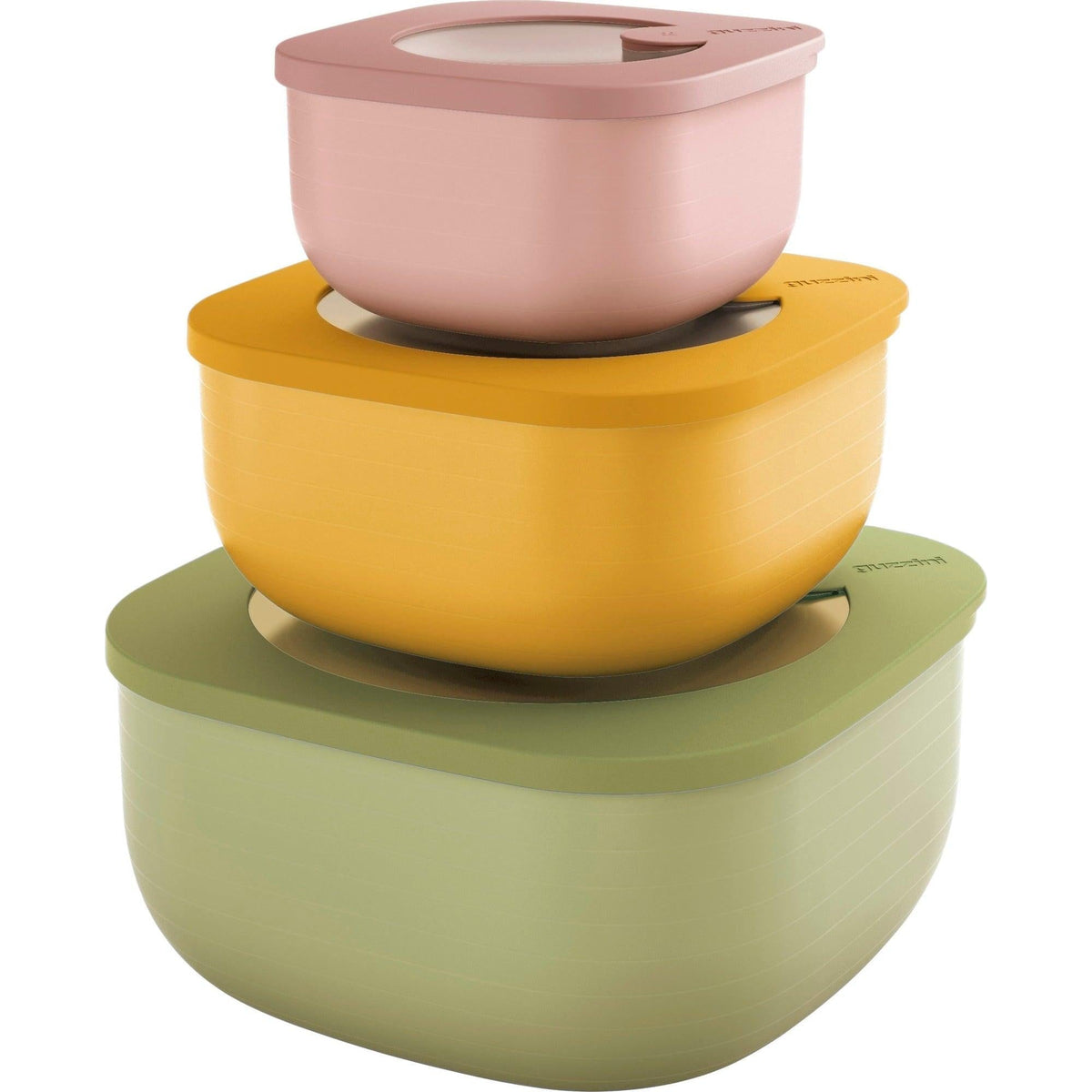 Guzzini Shallow Store and More Shallow Food Storage Container Set of 3 - Made in Italy - CLEARANCE