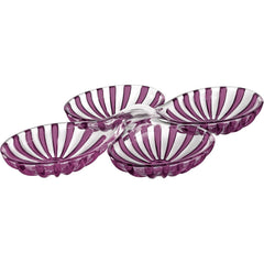 Guzzini Set of 2 Hors D'Oeuvres Dishes Dolce Vita Amethyst Purple – Made in Italy