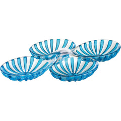 Guzzini Set of 2 Hors D'Oeuvres Dishes Dolce Vita Blue – Made in Italy