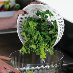 Guzzini Salad Spinner and Store 26 cm Yellow - Made in Italy