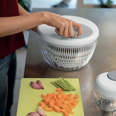 Guzzini Salad Spinner and Store 26 cm White - Made in Italy