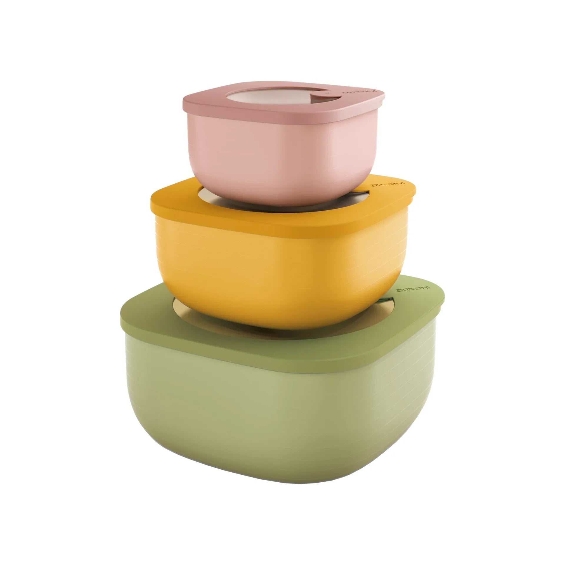 Guzzini Shallow Store and More Shallow Food Storage Container Set of 3 - Made in Italy - CLEARANCE