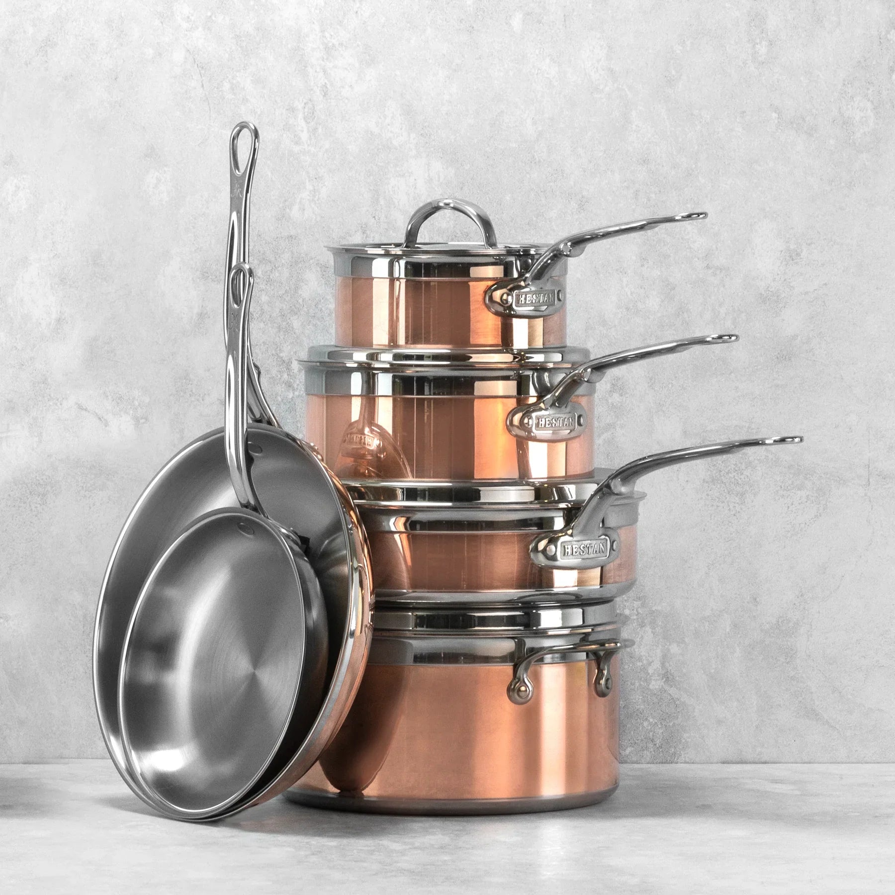 Hestan CopperBond 10-Piece Induction Copper Ultimate Set - Made in Italy - 31592