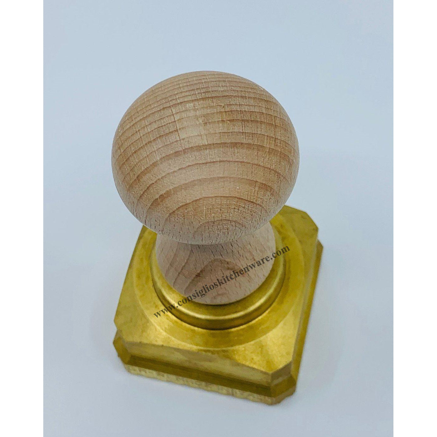 Brass Square 60mm x 60mm Spring Loaded Ravioli Stamp - Made in Italy