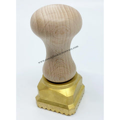 Brass Square 45 mm x 45 mm Ravioli Stamp