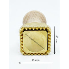 Brass Square 45 mm x 45 mm Ravioli Stamp
