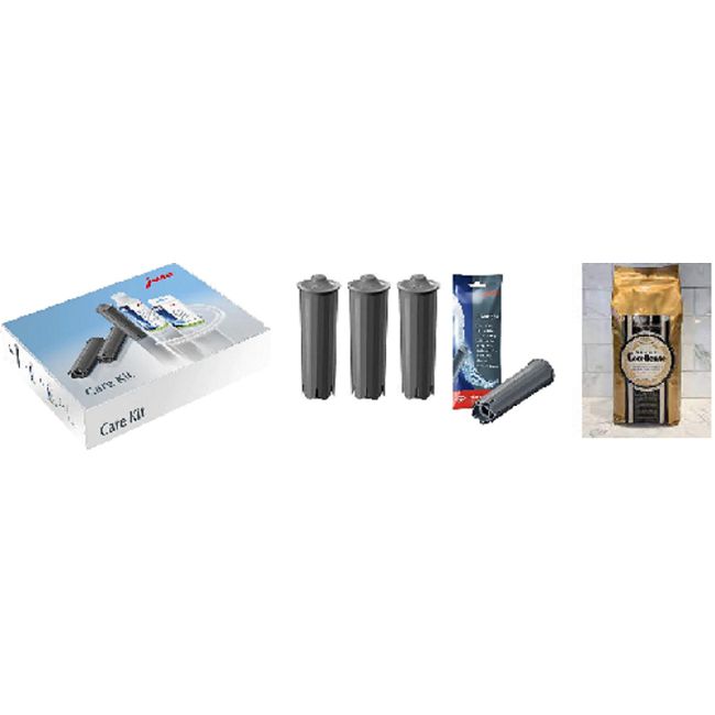 $280 Value - Jura Ultimate Care Kit for Z10 with 7 Smart Filters 6 Bypass Tablets Milk Tab Cleaner, 2 Milk Tubes + 1 KG Aroma Eccellente