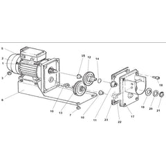 Fabio Leonardi MR2/MR0/MR9 Flange for Uncovered Motors