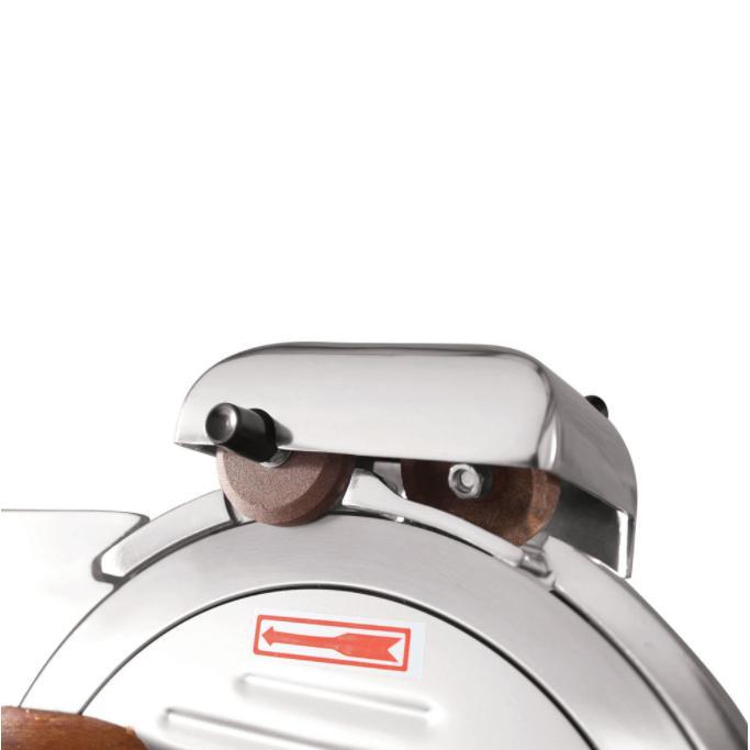10" Blade Meat Slicer - .42 HP / 250ES Belt Driven Italian Design Professional Semi Automatic Meat Slicer