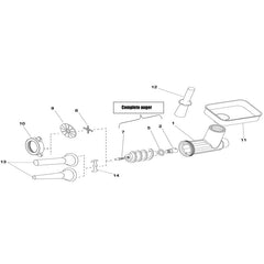 Fabio Leonardi Replacement Trust Nylon for TC5 Meat Grinder Attachment