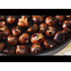 Chestnut Pan with Chestnut Cutter