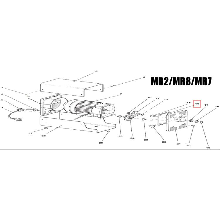 Fabio Leonardi MR2/MR7/MR8/MR0/MR9 Big Flange Gasket Cork