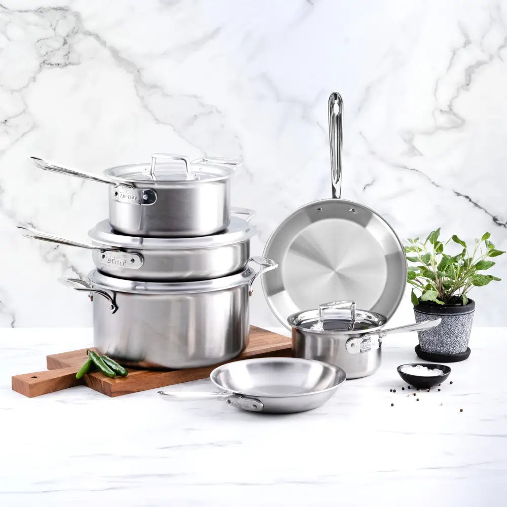 All-Clad 10 Piece D5 Brushed Set - BD5005710-R