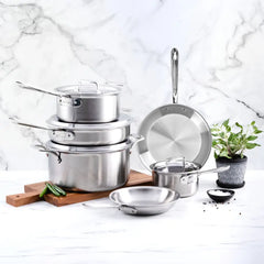 All-Clad 10 Piece D5 Brushed Set - BD5005710-R