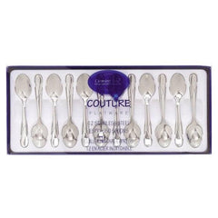 Couture 12 Piece Stainless Steel Espresso Spoons