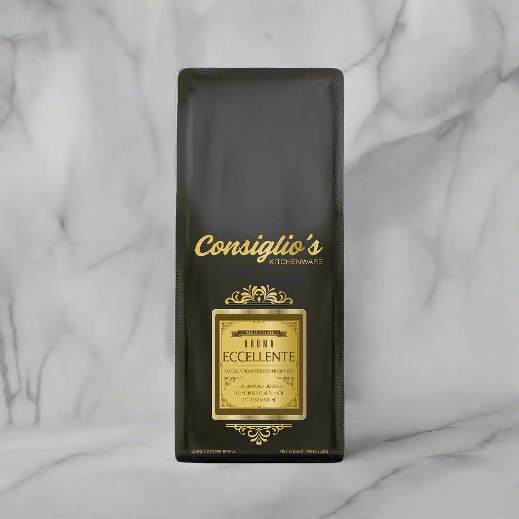 Consiglio's Aroma Eccellente Premium Fresh Roast Espresso Beans 2.2 lbs - Roasted in Canada