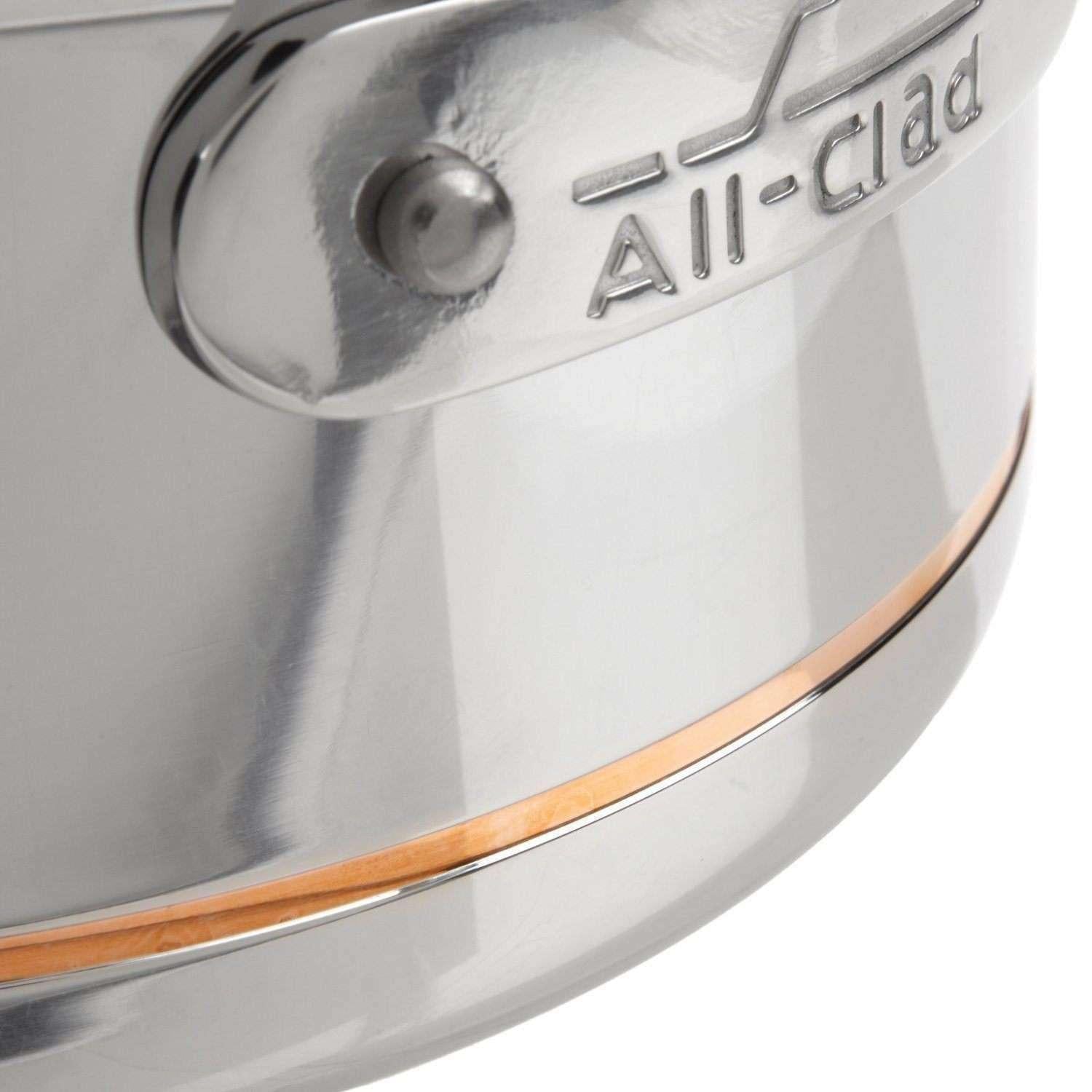 All-Clad 600822 Copper Core 10 Piece Stainless Steel Cookware Set