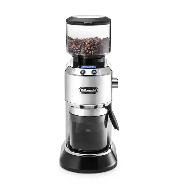 Delonghi Dedica Espresso Coffee Grinder in Stainless Steel Housing