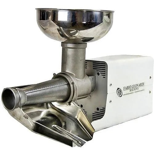 Fabio Leonardi MR8 1/2 HP SP3 Tomato Machine w/ Powder Coated Motor - Made in Italy