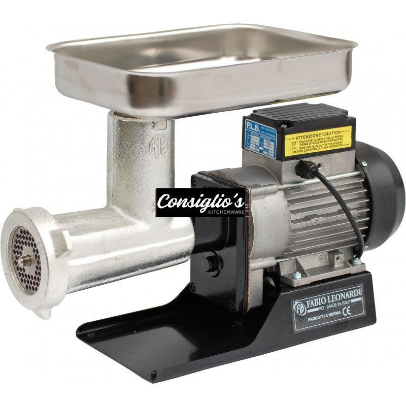 Fabio Leonardi MR9/TC22 3/4 HP Electric Meat Grinder - Made in Italy Professional Meat Grinder & Sausage Stuffer - LIMITED TIME PROMOTION