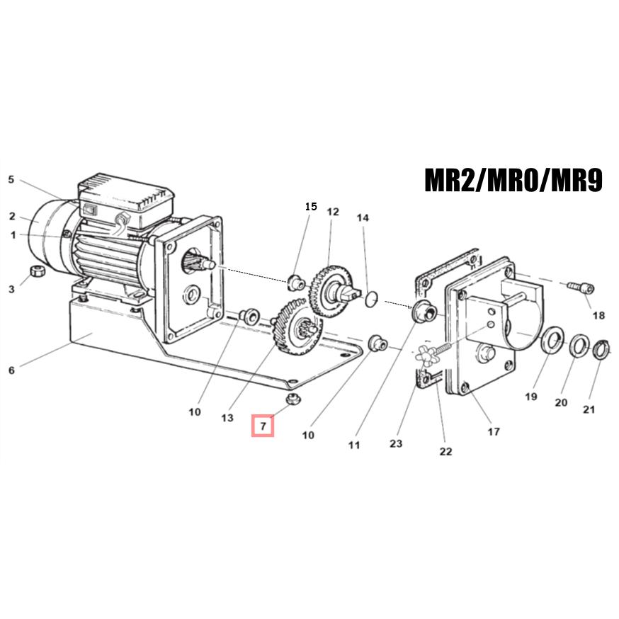 Fabio Leonardi Foot Knob for Base of Machines (set of 4)