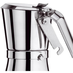 Giannina 9 Cup Made in Italy Stainless Steel Stovetop Espresso Maker Model - 104