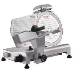 10" Blade Meat Slicer - .42 HP / 250ES Belt Driven Italian Design Professional Semi Automatic Meat Slicer