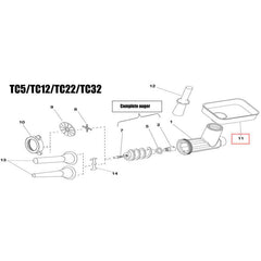 Fabio Leonardi TC12 Meat Grinder Funnel