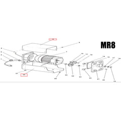 Fabio Leonardi MR8 White Metal Housing Cover