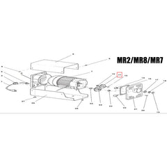 Fabio Leonardi Cast Iron Drive Gear For MR0/MR2/MR7/MR8/MR9 - 0.3HP/0.5HP/1HP