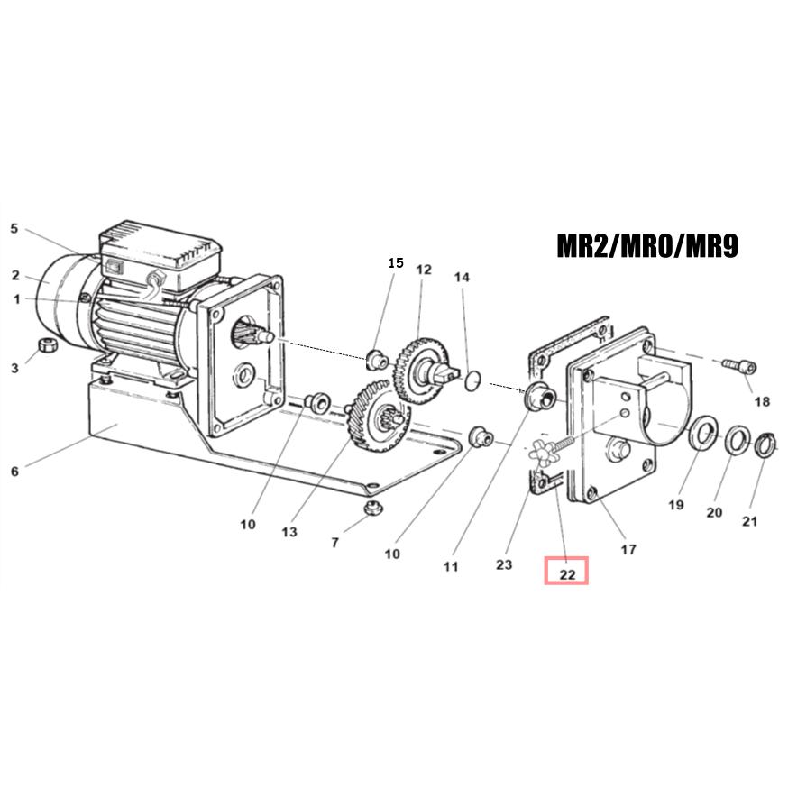 Fabio Leonardi MR2/MR7/MR8/MR0/MR9 Big Flange Gasket Cork