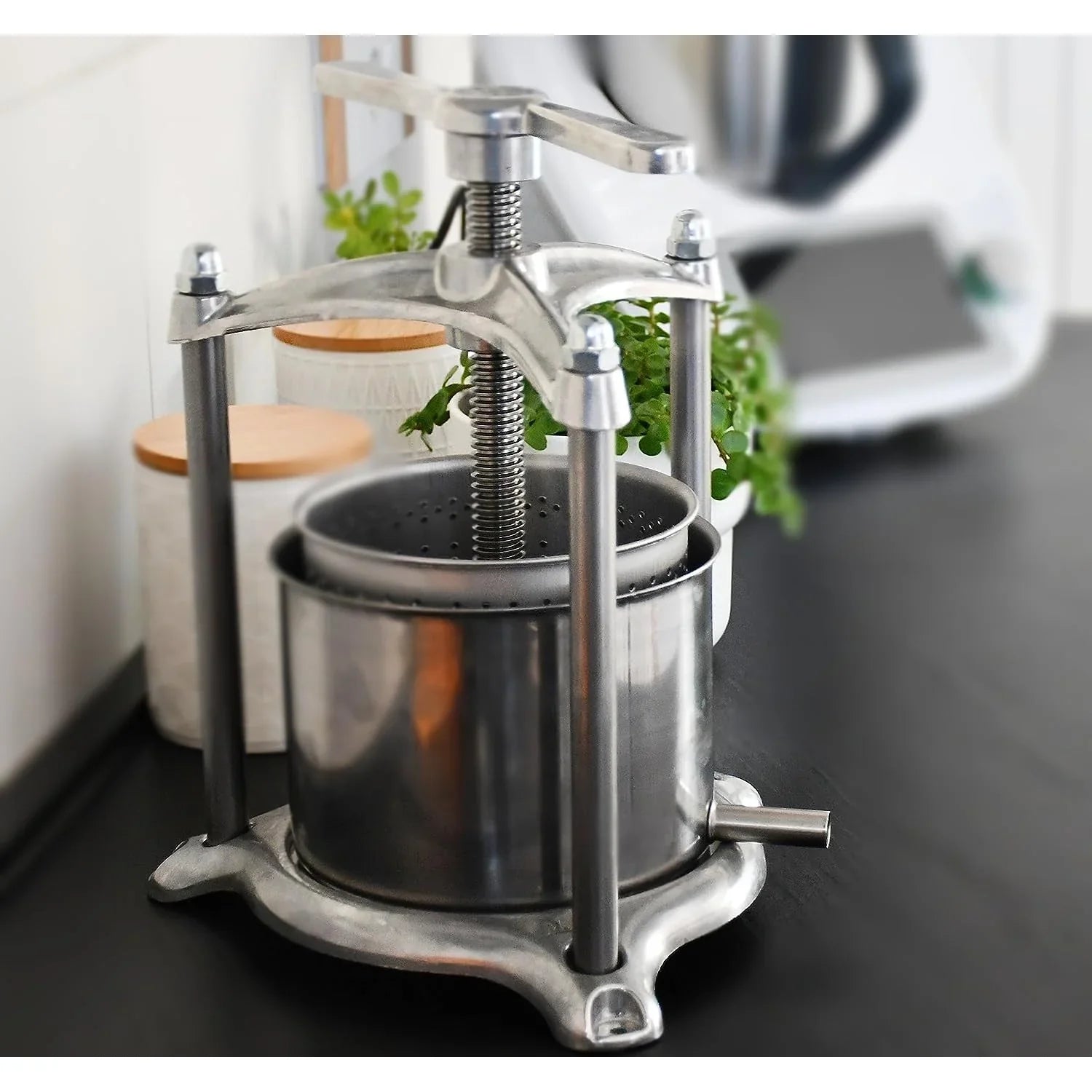 5 Litre Large Italian Made Professional Heavy Duty Torchietto Vegetable Press 8" - 5 Litre - Made in Italy